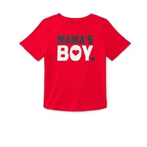 Mama's Boy Valentine T-Shirt - Baby Boy Size 12 Months